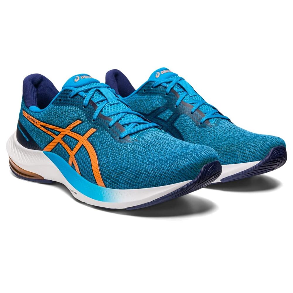 ASICS Gel-Pulse 12 Men's Running Shoes, Black/Pure Silver Size 8.5